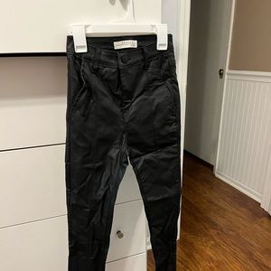Black leather pants